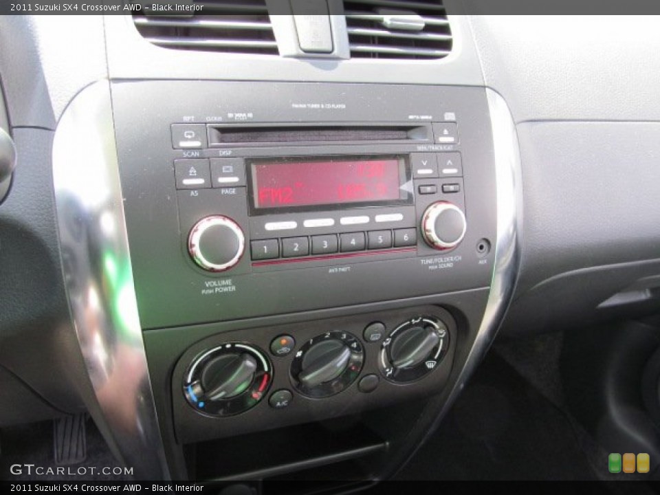 Black Interior Controls for the 2011 Suzuki SX4 Crossover AWD #63254369