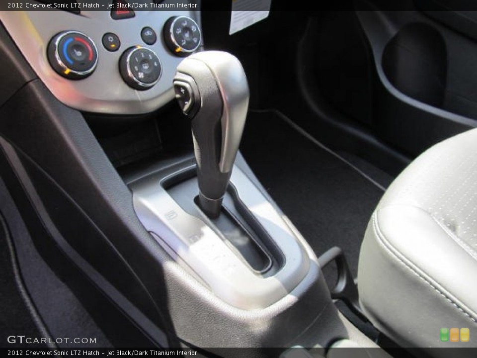 Jet Black/Dark Titanium Interior Transmission for the 2012 Chevrolet Sonic LTZ Hatch #63255057