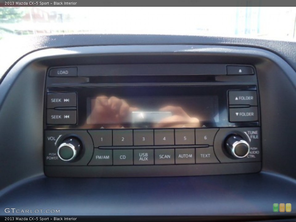 Black Interior Audio System for the 2013 Mazda CX-5 Sport #63256809