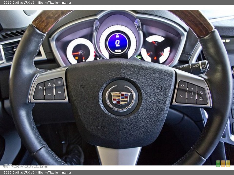 Ebony/Titanium Interior Steering Wheel for the 2010 Cadillac SRX V6 #63257969