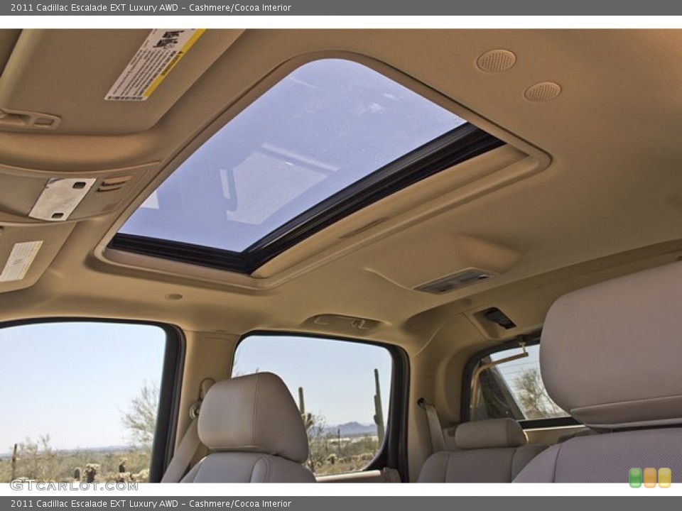 Cashmere/Cocoa Interior Sunroof for the 2011 Cadillac Escalade EXT Luxury AWD #63258472