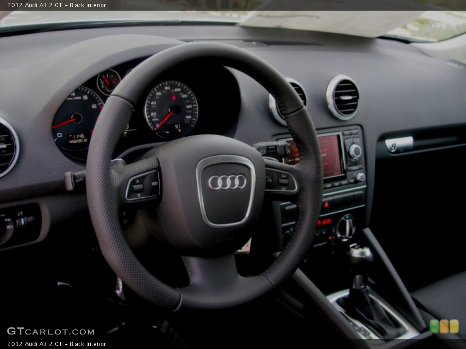 Black Interior Steering Wheel for the 2012 Audi A3 2.0T #63259130