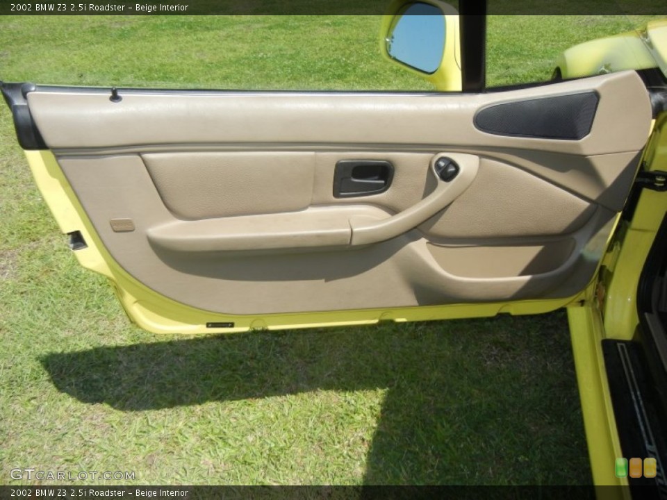 Beige Interior Door Panel for the 2002 BMW Z3 2.5i Roadster #63260377