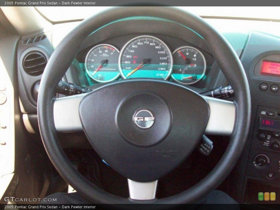 Dark Pewter Interior Steering Wheel for the 2005 Pontiac Grand Prix Sedan #63262630