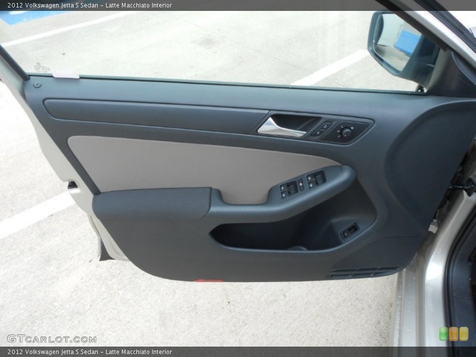 Latte Macchiato Interior Door Panel for the 2012 Volkswagen Jetta S Sedan #63265129