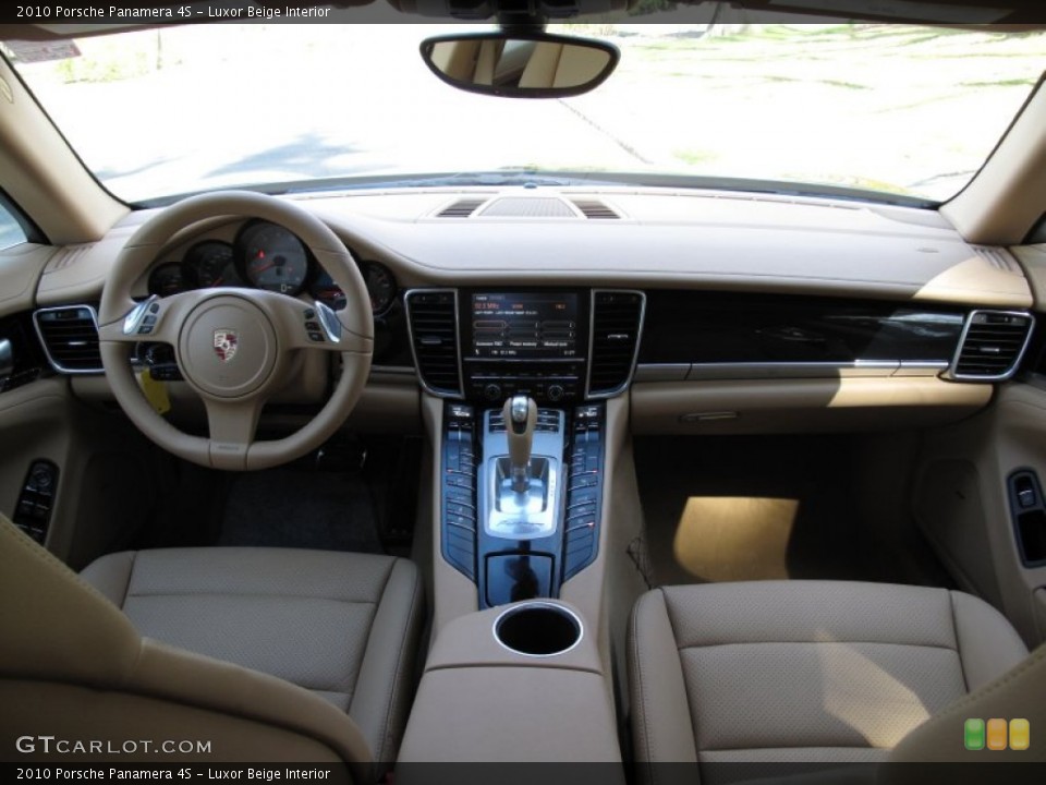 Luxor Beige Interior Dashboard for the 2010 Porsche Panamera 4S #63265813