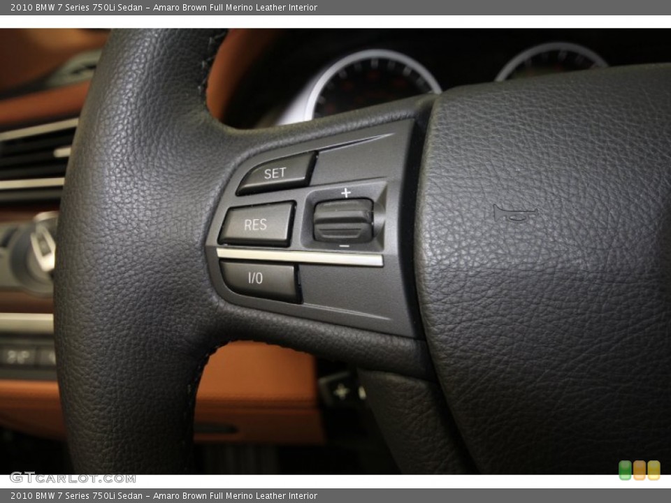 Amaro Brown Full Merino Leather Interior Controls for the 2010 BMW 7 Series 750Li Sedan #63266723