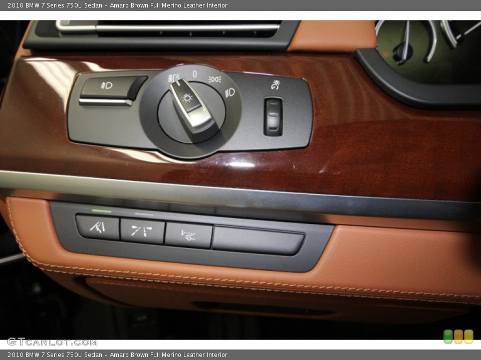 Amaro Brown Full Merino Leather Interior Controls for the 2010 BMW 7 Series 750Li Sedan #63266731