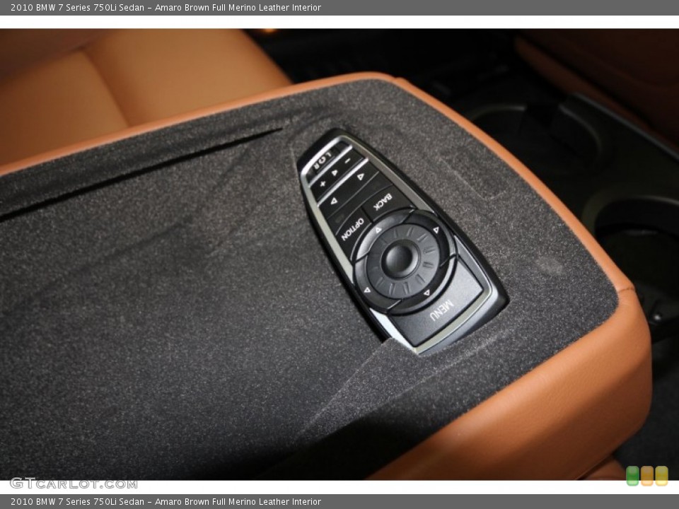 Amaro Brown Full Merino Leather Interior Controls for the 2010 BMW 7 Series 750Li Sedan #63266842