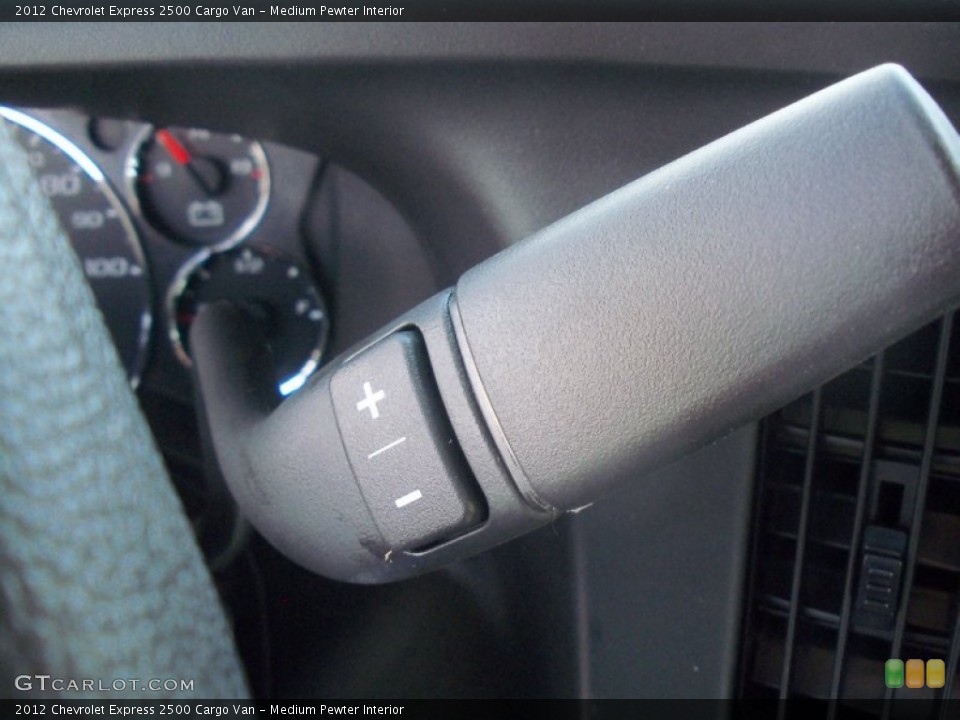 Medium Pewter Interior Controls for the 2012 Chevrolet Express 2500 Cargo Van #63266988