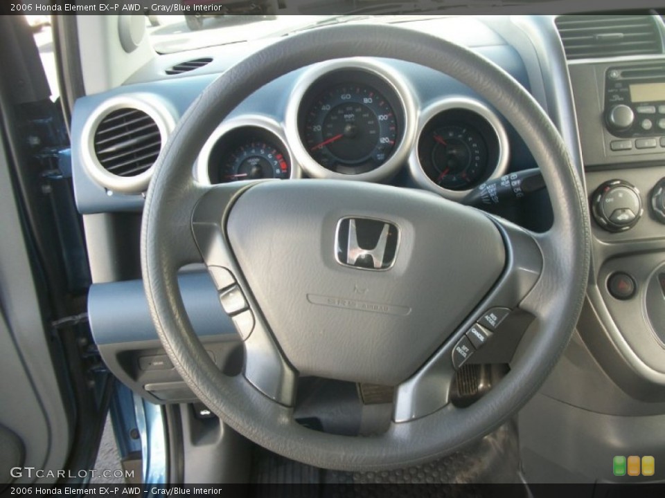 Gray/Blue Interior Steering Wheel for the 2006 Honda Element EX-P AWD #63271366