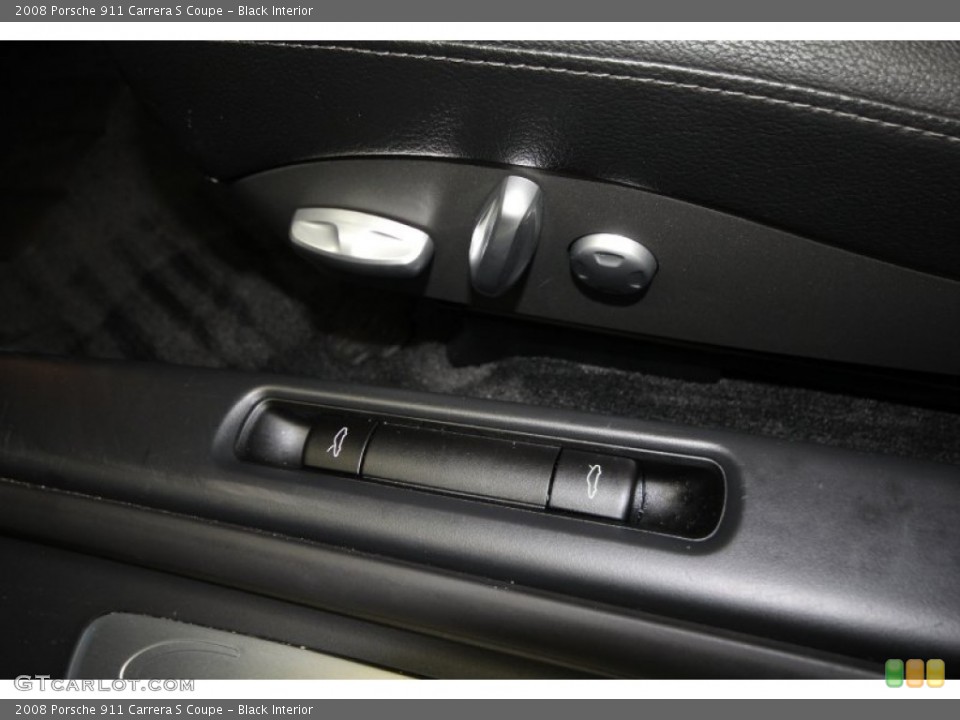Black Interior Controls for the 2008 Porsche 911 Carrera S Coupe #63272146