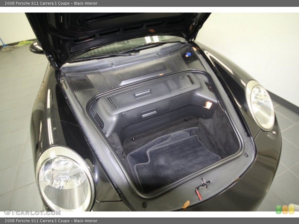 Black Interior Trunk for the 2008 Porsche 911 Carrera S Coupe #63272230
