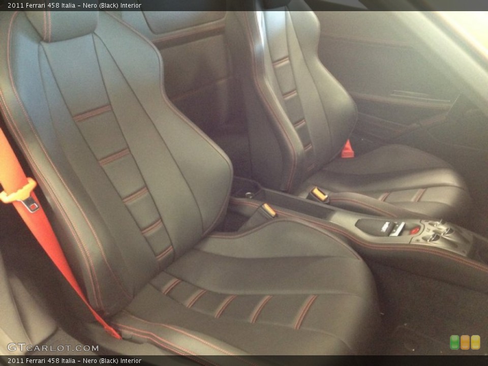 Nero (Black) Interior Photo for the 2011 Ferrari 458 Italia #63272296