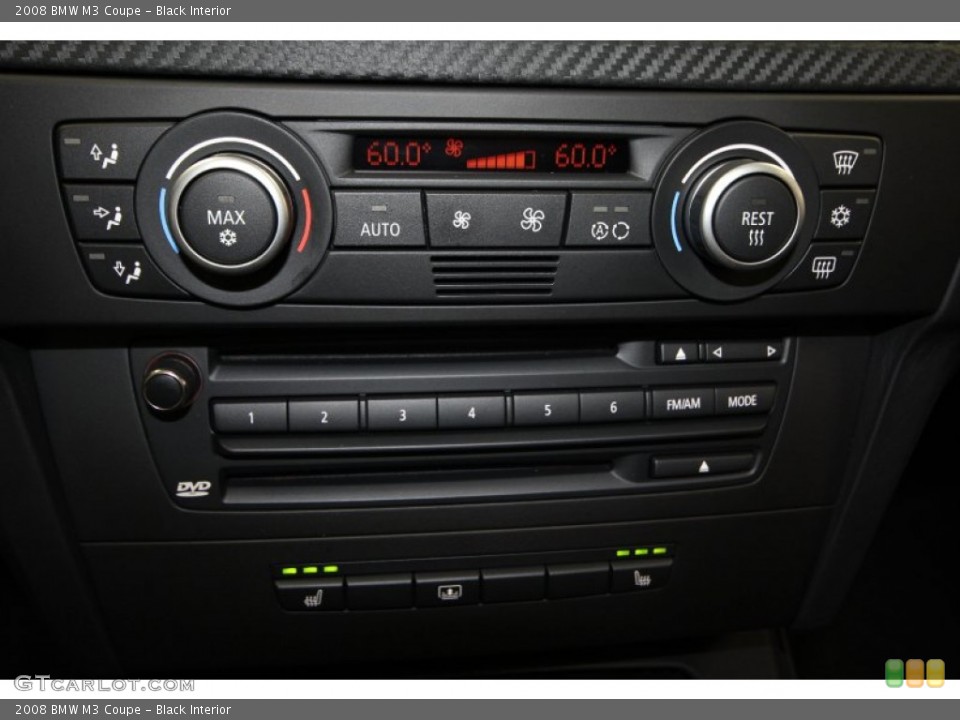 Black Interior Controls for the 2008 BMW M3 Coupe #63272530