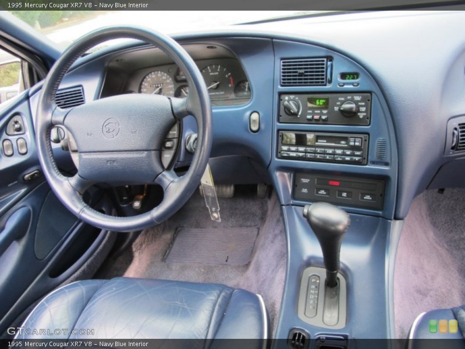 Navy Blue Interior Dashboard for the 1995 Mercury Cougar XR7 V8 #63273790