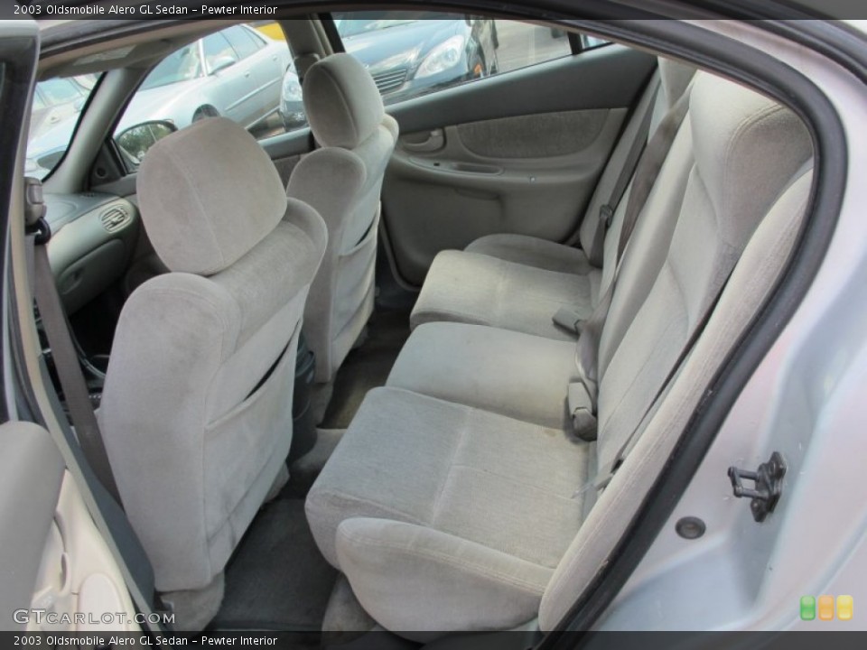 Pewter Interior Rear Seat for the 2003 Oldsmobile Alero GL Sedan #63275344