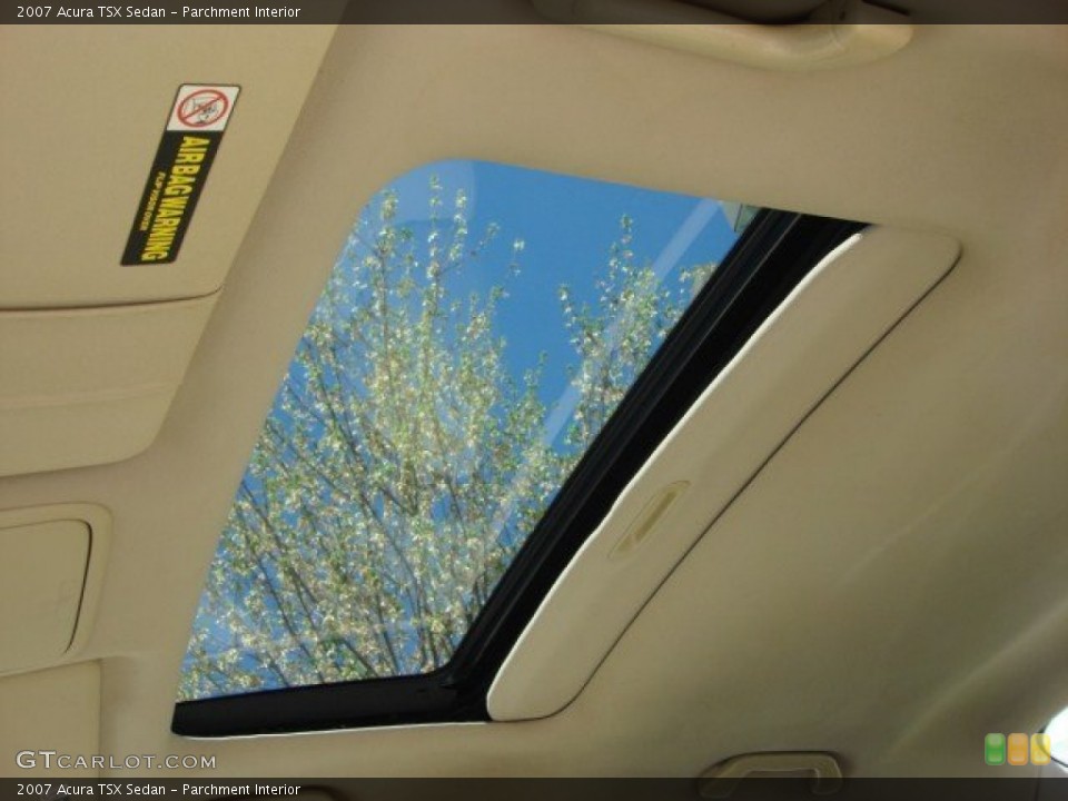 Parchment Interior Sunroof for the 2007 Acura TSX Sedan #63277237