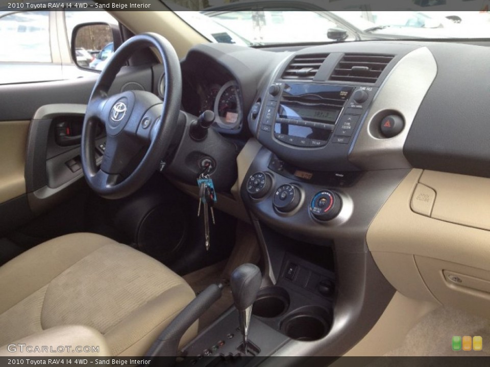 Sand Beige Interior Dashboard for the 2010 Toyota RAV4 I4 4WD #63277471