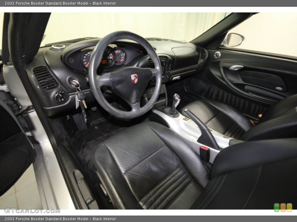 Black 2003 Porsche Boxster Interiors