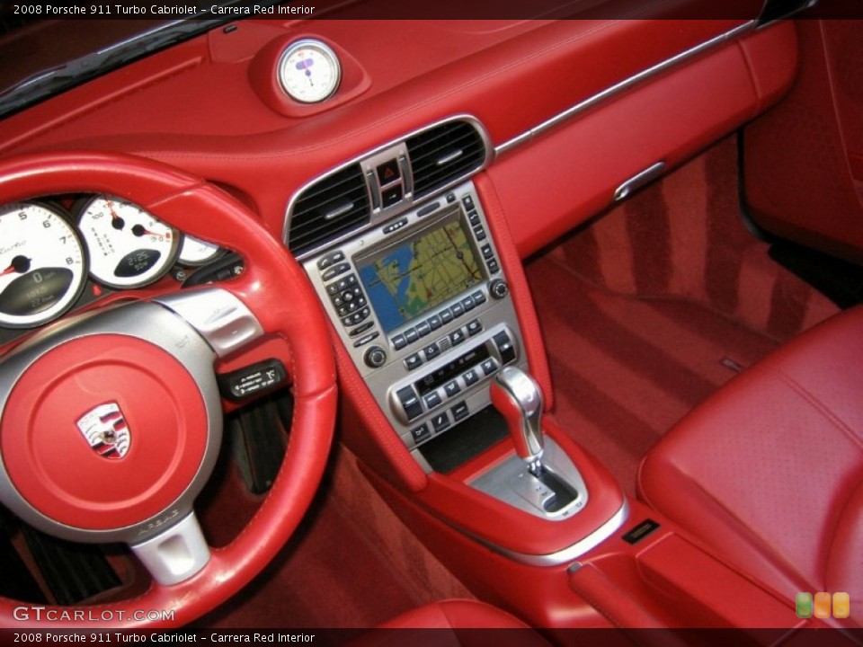 Carrera Red Interior Transmission for the 2008 Porsche 911 Turbo Cabriolet #63282898