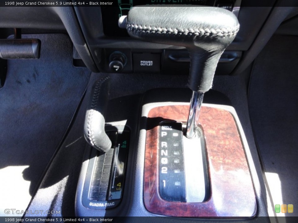 Black Interior Transmission for the 1998 Jeep Grand Cherokee 5.9 Limited 4x4 #63284146