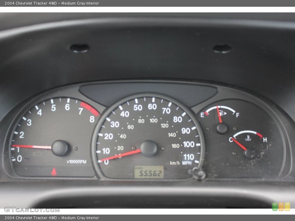 Medium Gray Interior Gauges for the 2004 Chevrolet Tracker 4WD #63287140