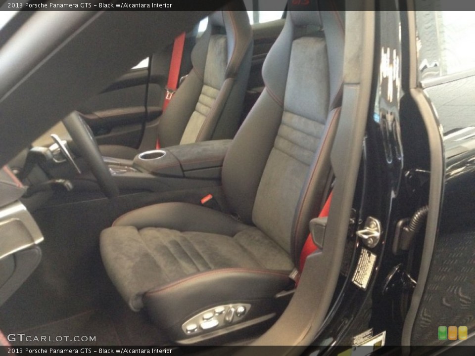 Black w/Alcantara Interior Front Seat for the 2013 Porsche Panamera GTS #63288634