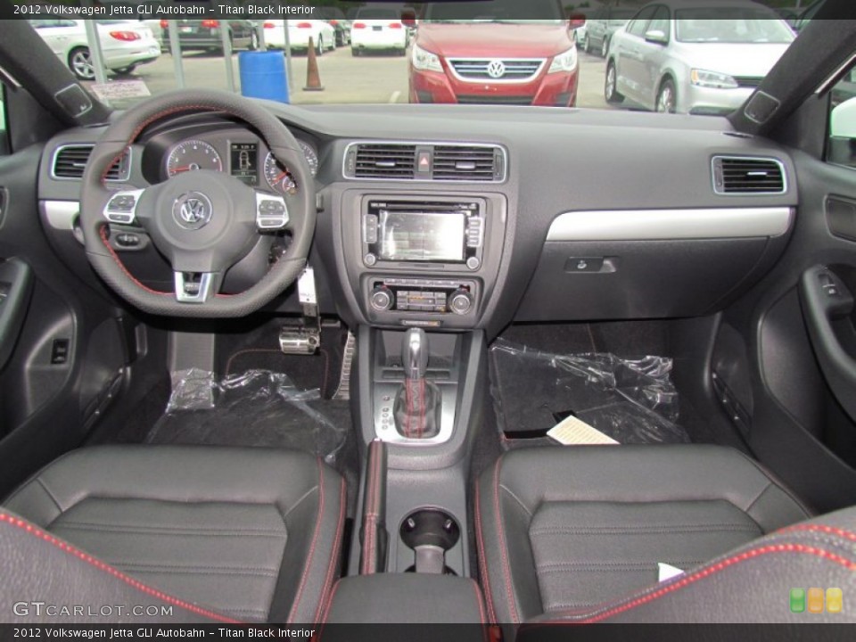 Titan Black Interior Dashboard for the 2012 Volkswagen Jetta GLI Autobahn #63291262