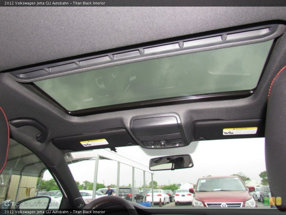 Titan Black Interior Sunroof for the 2012 Volkswagen Jetta GLI Autobahn #63291271