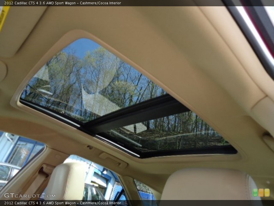 Cashmere/Cocoa Interior Sunroof for the 2012 Cadillac CTS 4 3.6 AWD Sport Wagon #63293377