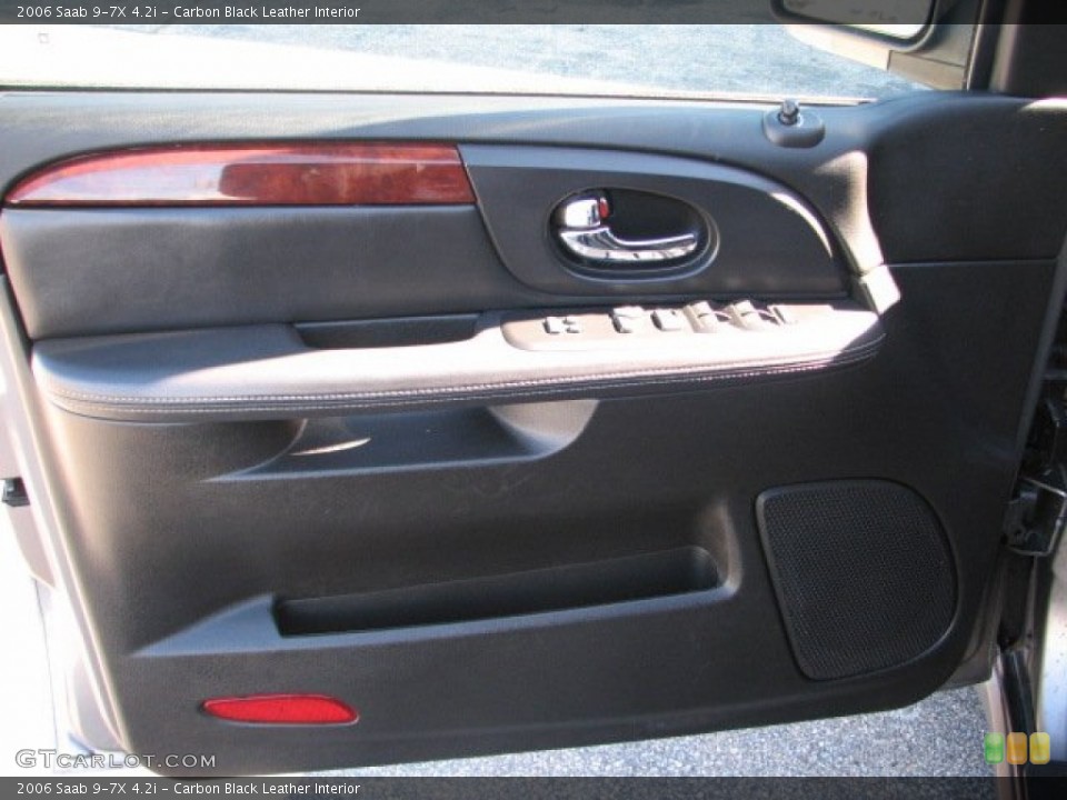 Carbon Black Leather Interior Door Panel for the 2006 Saab 9-7X 4.2i #63299646