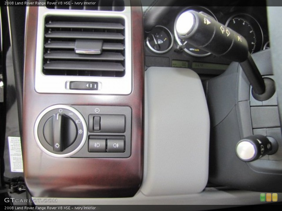Ivory Interior Controls for the 2008 Land Rover Range Rover V8 HSE #63303065