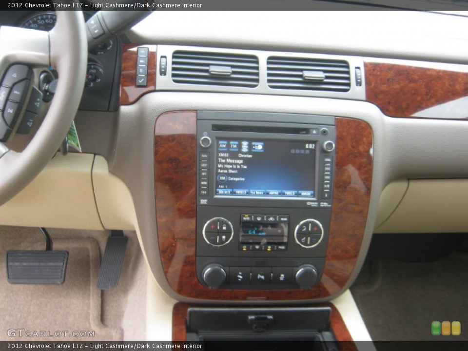 Light Cashmere/Dark Cashmere Interior Controls for the 2012 Chevrolet Tahoe LTZ #63303920