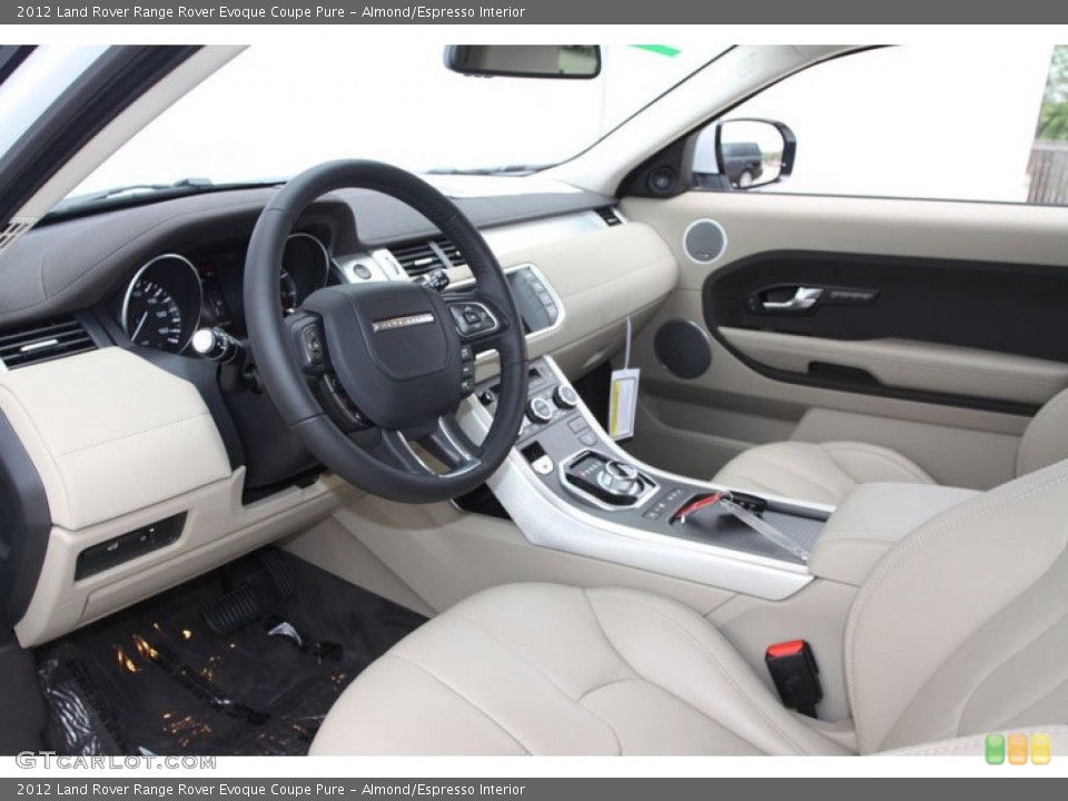 Almond/Espresso Interior Photo for the 2012 Land Rover Range Rover Evoque Coupe Pure #63308387