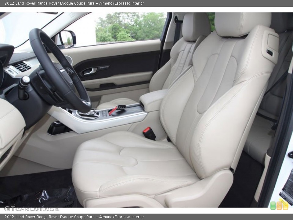Almond/Espresso Interior Photo for the 2012 Land Rover Range Rover Evoque Coupe Pure #63308393