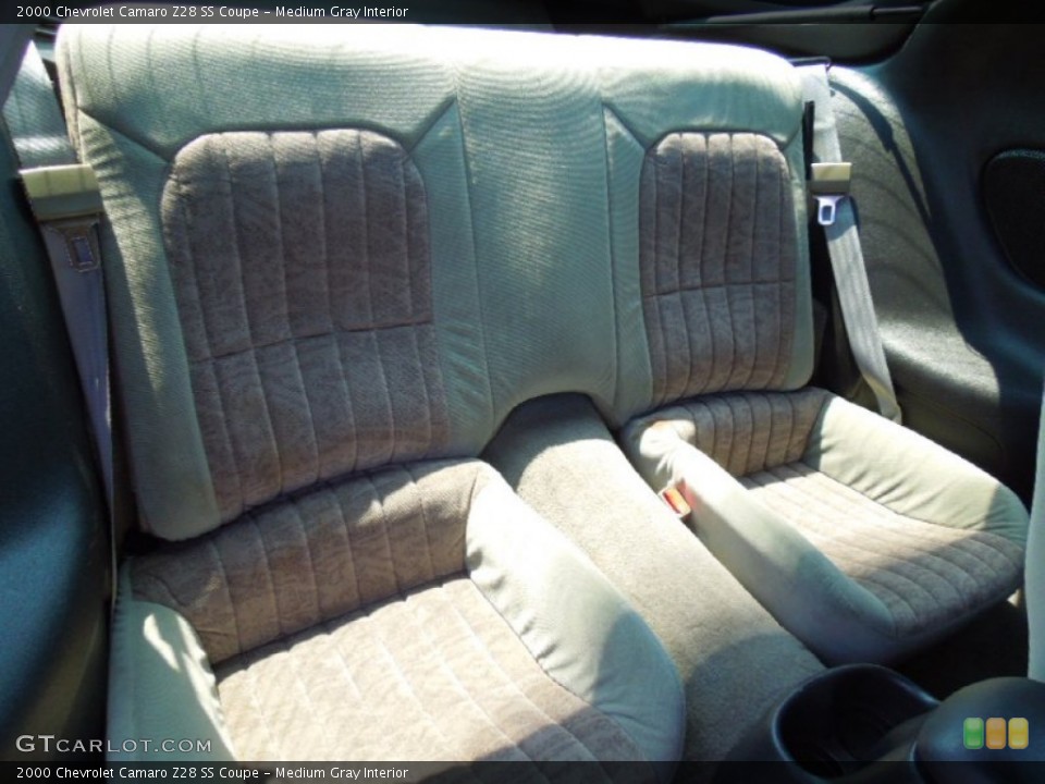 Medium Gray Interior Rear Seat for the 2000 Chevrolet Camaro Z28 SS Coupe #63308408