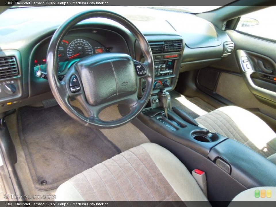 Medium Gray Interior Prime Interior for the 2000 Chevrolet Camaro Z28 SS Coupe #63308453