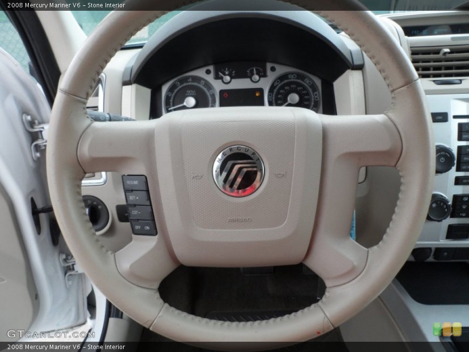 Stone Interior Steering Wheel for the 2008 Mercury Mariner V6 #63310001