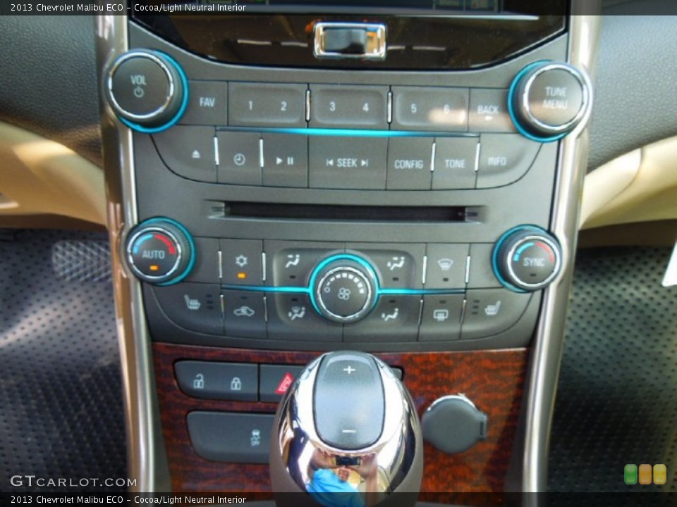 Cocoa/Light Neutral Interior Controls for the 2013 Chevrolet Malibu ECO #63310826