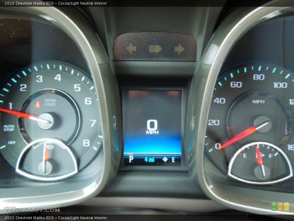 Cocoa/Light Neutral Interior Gauges for the 2013 Chevrolet Malibu ECO #63310856