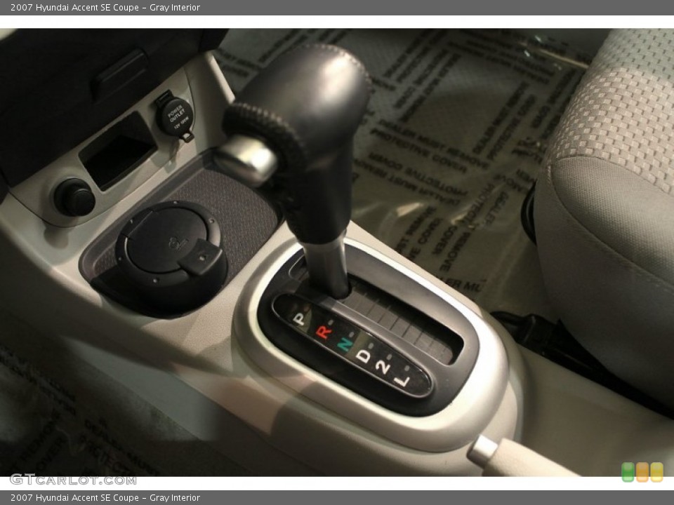 Gray Interior Transmission for the 2007 Hyundai Accent SE Coupe #63313865
