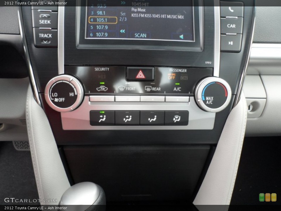 Ash Interior Controls for the 2012 Toyota Camry LE #63314855