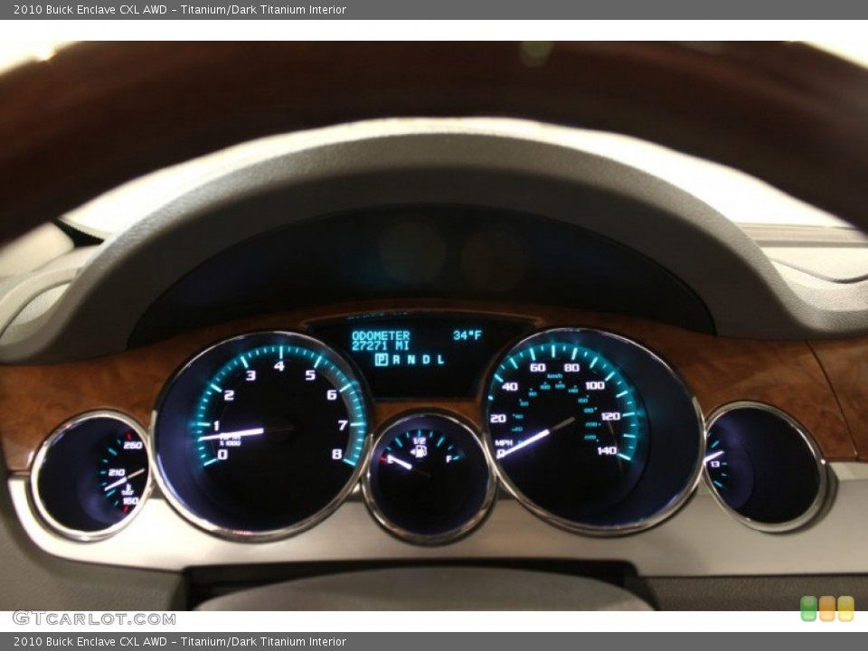 Titanium/Dark Titanium Interior Gauges for the 2010 Buick Enclave CXL AWD #63315032