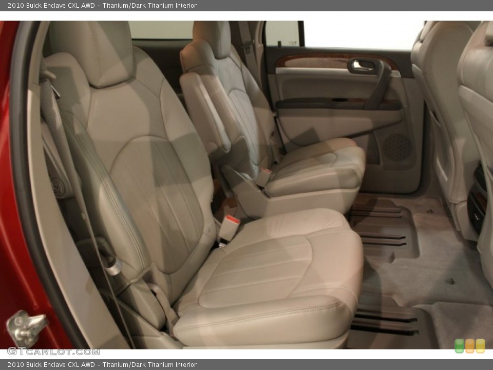 Titanium/Dark Titanium Interior Rear Seat for the 2010 Buick Enclave CXL AWD #63315115