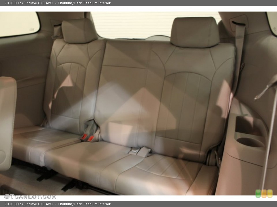 Titanium/Dark Titanium Interior Rear Seat for the 2010 Buick Enclave CXL AWD #63315131