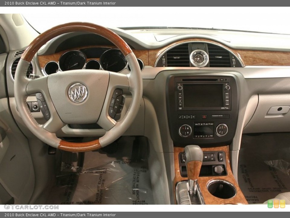 Titanium/Dark Titanium Interior Dashboard for the 2010 Buick Enclave CXL AWD #63315137