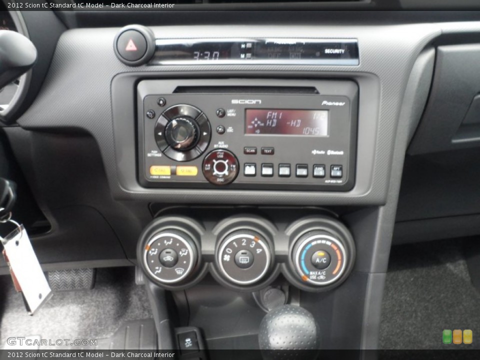 Dark Charcoal Interior Controls for the 2012 Scion tC  #63316374