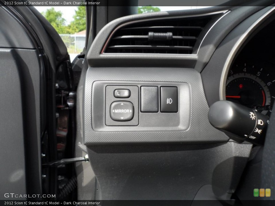Dark Charcoal Interior Controls for the 2012 Scion tC  #63316412