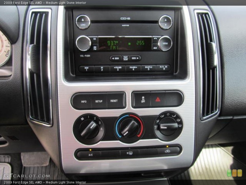 Medium Light Stone Interior Controls for the 2009 Ford Edge SEL AWD #63317693
